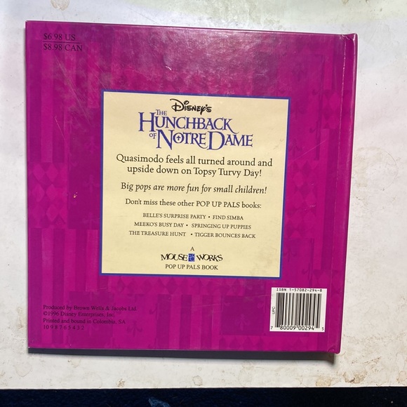 Disney’s the hunchback of Notre Dame kids picture pop up book - Picture 5 of 13
